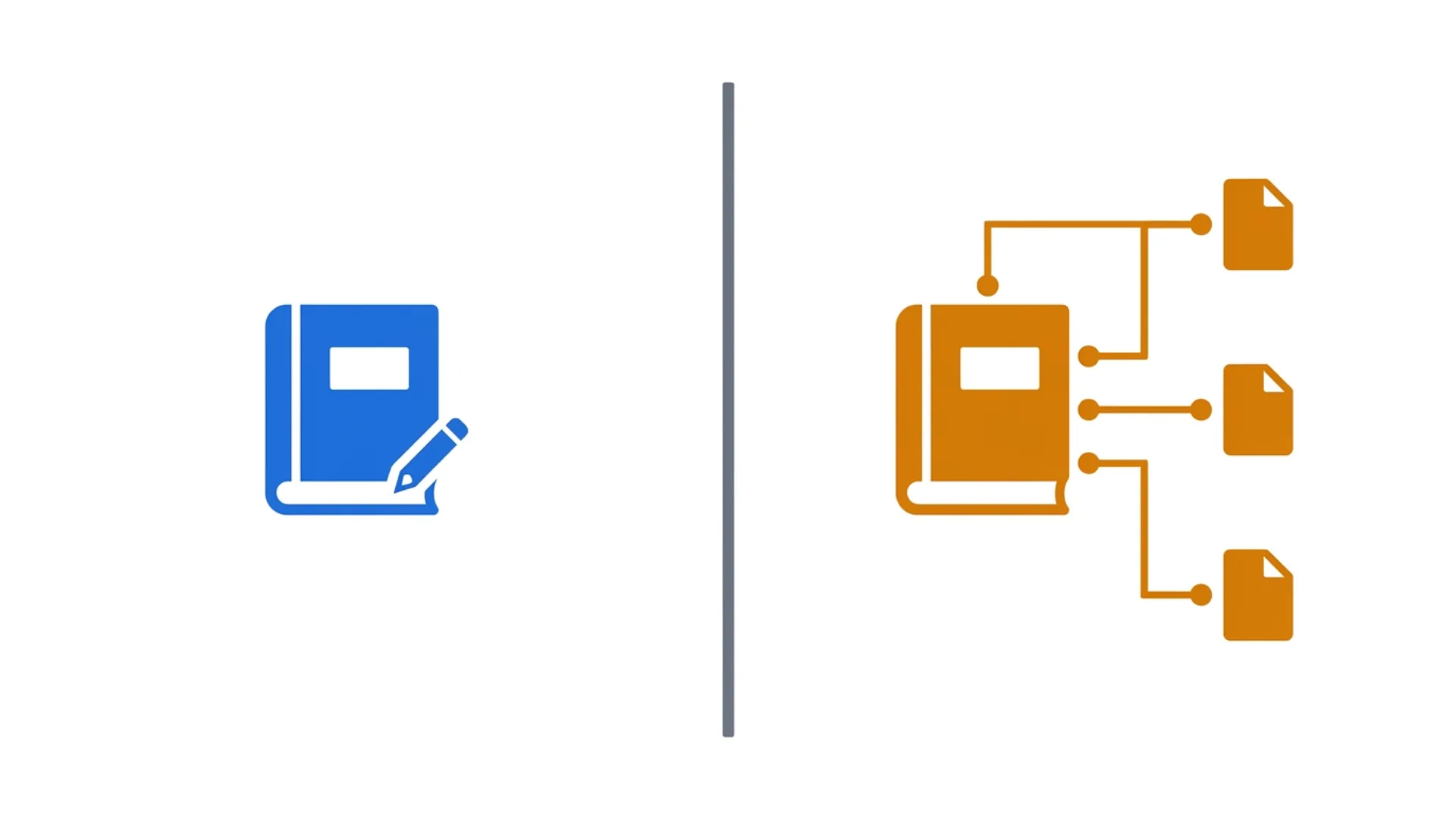 Internal workbook data versus external recurring data source connections