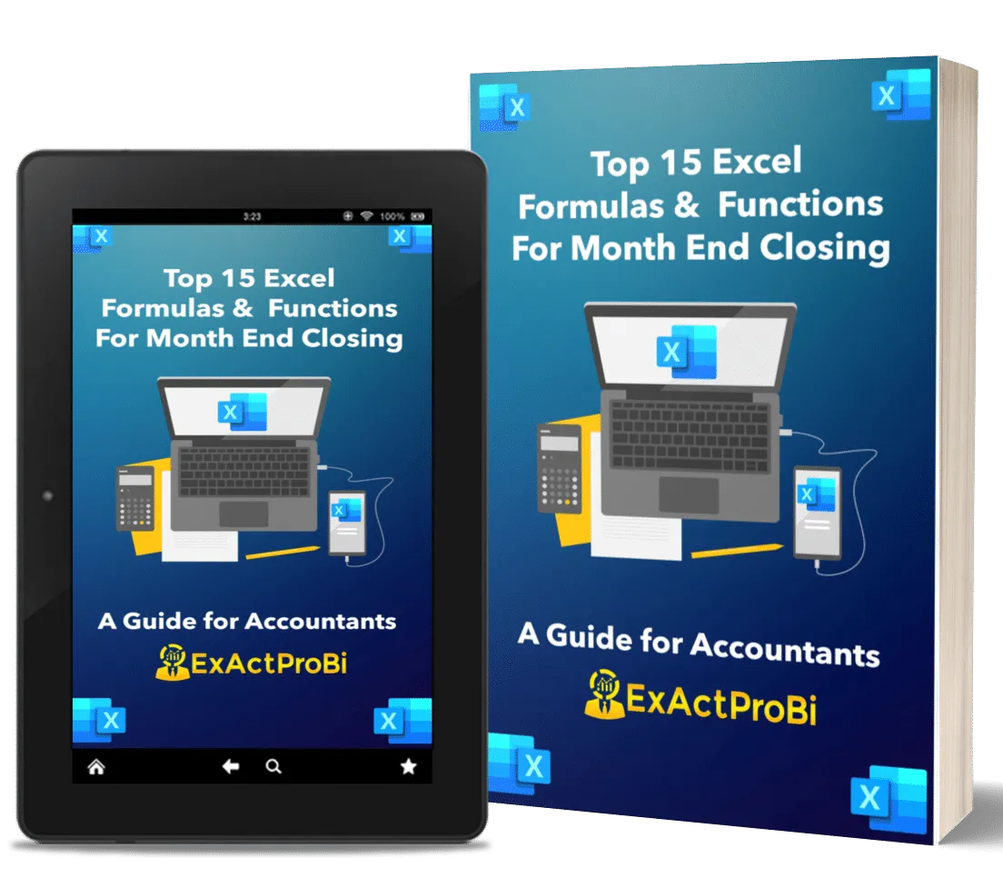 Month End Closing Top 20 Excel Functions